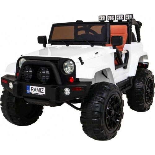 Jeep All Terrain elektromobilis vaikams, baltas