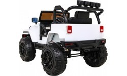 Jeep All Terrain elektromobilis vaikams, baltas