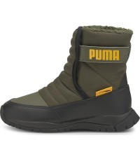 Детские кроссовки Puma Nieve Boot зелёные 380745 02