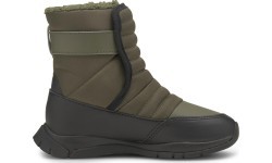 Детские кроссовки Puma Nieve Boot зелёные 380745 02
