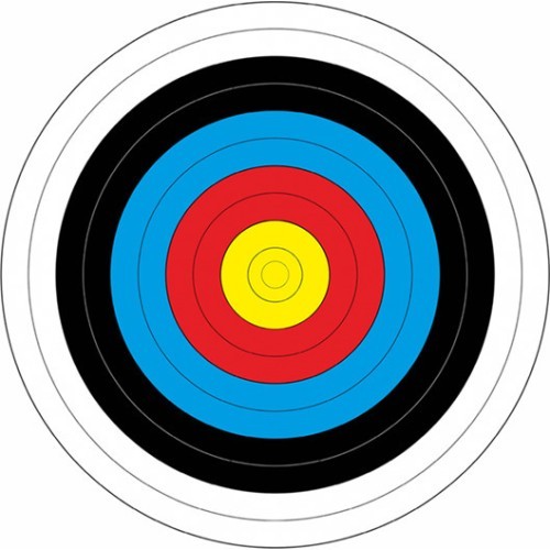 Мишень для стрельбы из лука Yate, 60 см, 10 шт.