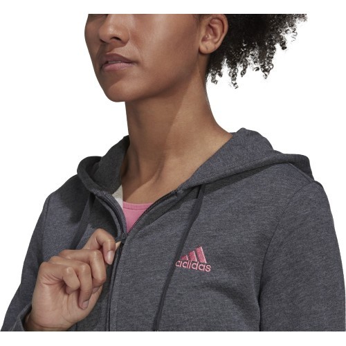 Adidas W Lin FT FZ Hoodie Women's Sweatshirt Grey H07750
