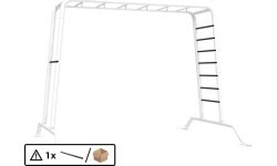 PlayBase - Frame Monkey bar tube powdercoated