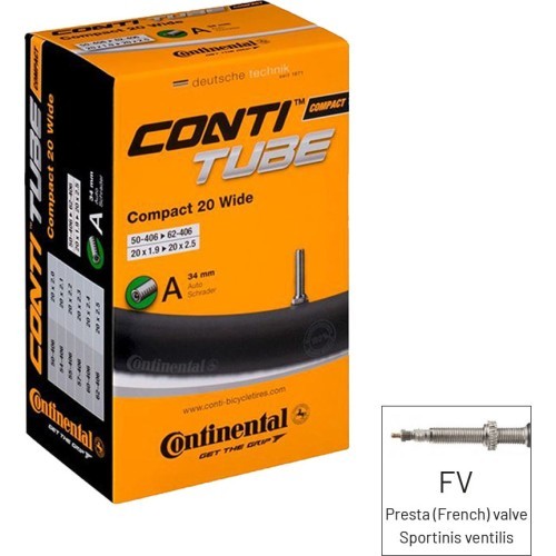 Kamera Continental 24x1 1/4 / 1.75x2 (32/47-507/544) FV 42mm