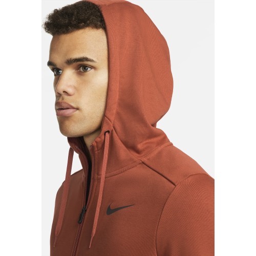 Nike Df Hdie Fz Fl Men's Sweatshirt Brown CZ6376 832