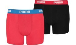Puma Apatiniai Paaugliams Basic Boxer Black Red 907650 04