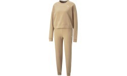 Puma Sportinis Kostiumas Moterims Loungewear Suit Brown 673702 89