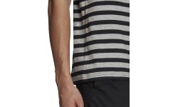 Adidas Stripy SJ Men's T-Shirt Grey Black