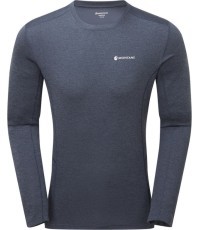 Vyr. Marškinėliai Montane DART LITE LONG SLEEVE T-SHIRT - Tamsiai mėlyna (deep ink)