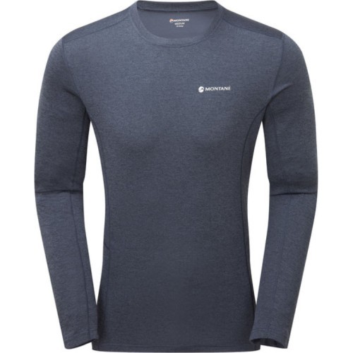 Vyriški marškinėliai Montane Dart Long Sleeve - Tamsiai mėlyna (deep ink)