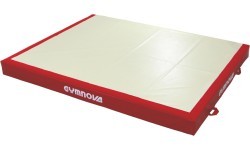 CUSTOM LANDING MAT FOR PARALLEL BARS - WITH BASE CUT-OUTS FOR 1 PARALLEL BAR FRAME - 260 x 200 x 20 cm (SECOND HAND)