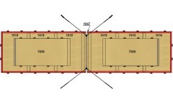 SET OF LANDING MATS FOR COMPETITION HIGH BAR - WITH TOP MATS - 37.50 m² - FIG Approved