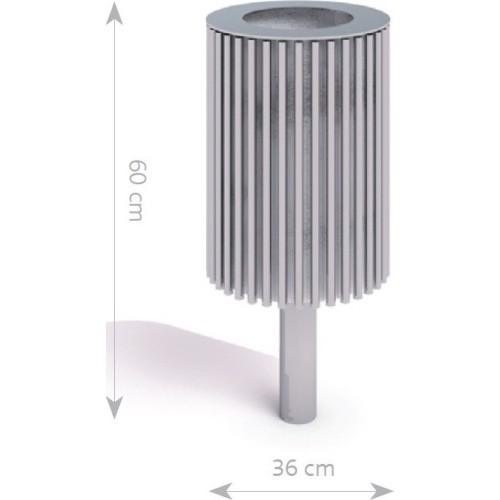 Steel Trash Bin Inter-Play 11