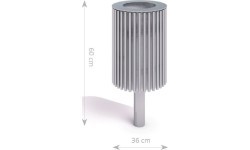 Steel Trash Bin Inter-Play 11