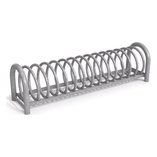Steel bicycle rack 12