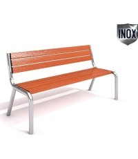 Nerūdijančio plieno suoliukas Inter-Play 02