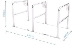 Stainless Steel Bicycle Rack Inter-Play 05