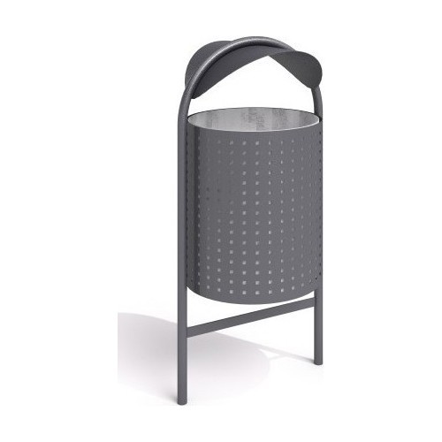 Steel Trash Bin Inter-Play 12