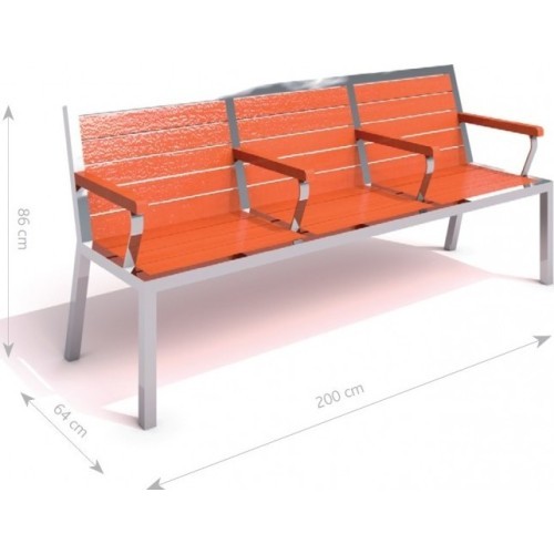 Stainless Steel Bench Inter-Play 10