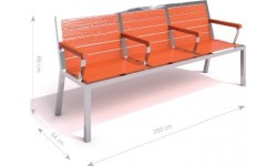 Stainless Steel Bench Inter-Play 10