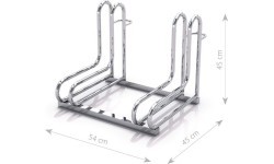 Stainless Steel Bicycle Rack Inter-Play 18