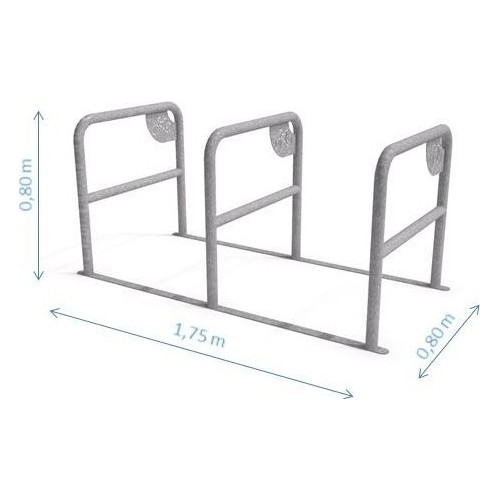 Steel Bicycle Rack Inter-Play 05