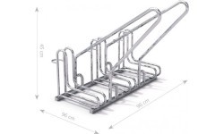 Steel Bicycle Rack Inter-Play 15