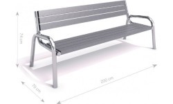 Stainless Steel Bench Inter-Play 14