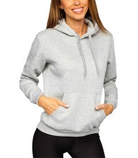 J.Style Women's Fleece Sweatshirt Grey 68W02-2