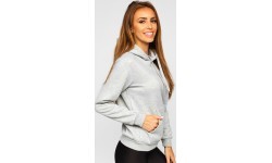Женский флисовый свитшот J.Style серый 68W02-2