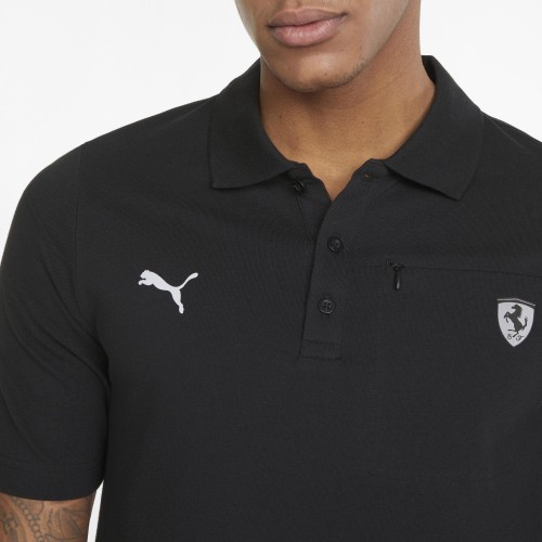 Puma Ferrari Style Polo Shirt for Men Black 533340 01