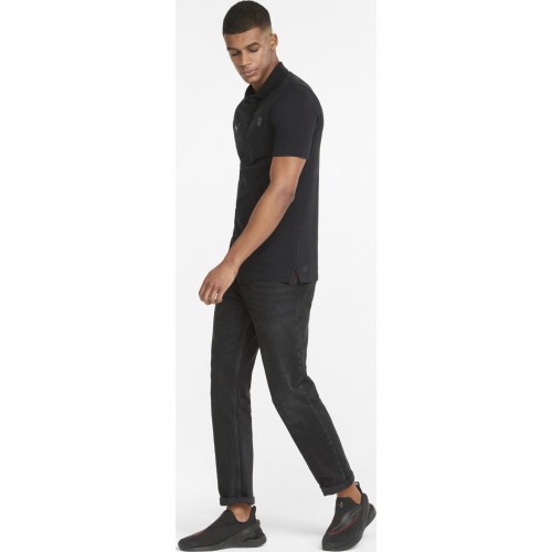 Puma Ferrari Style Polo Shirt for Men Black 533340 01