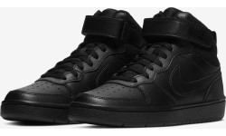 Nike Court Borough Mid 2 Black Junior Shoes CD7782 001