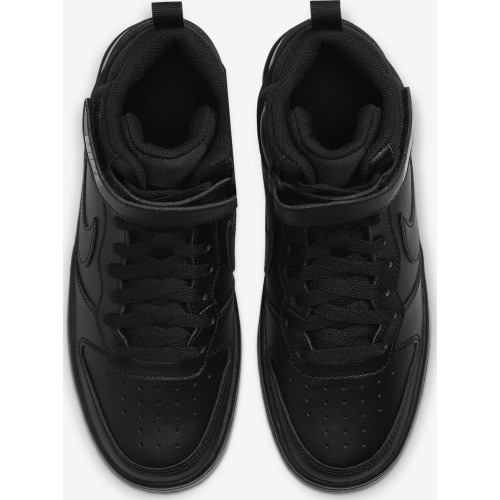 Nike Court Borough Mid 2 Black Junior Shoes CD7782 001
