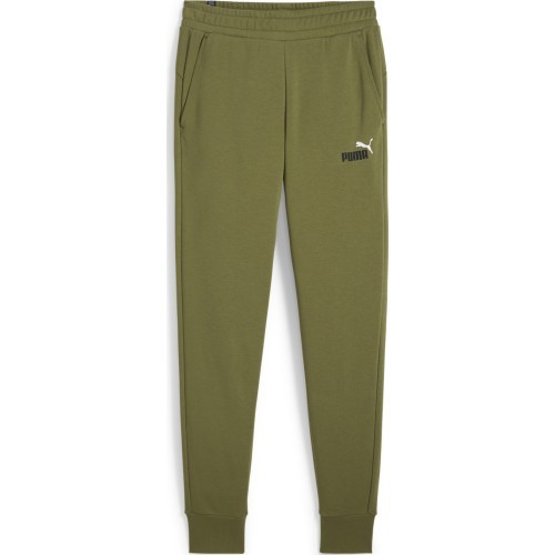 Мужские спортивные брюки Puma Ess+ 2 Col Logo, зелёные 586768 35