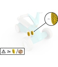 BERG GO² Mint pedalas (2 vnt.)