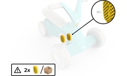 BERG GO² Mint pedalas (2 vnt.)