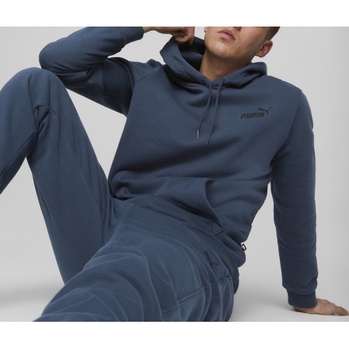 Puma Ess Small Logo Hoodie for Men Blue 586691 97
