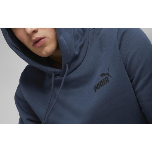 Puma Ess Small Logo Hoodie for Men Blue 586691 97