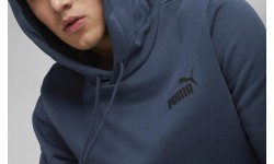 Puma Ess Small Logo Hoodie for Men Blue 586691 97
