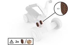 BERG GO² Retro - pedalas (2 vnt.)