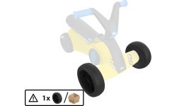 BERG GO² SparX Yellow - Front Wheel