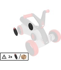 BERG GO² SparX Red - Rear Wheel Cover (2x)
