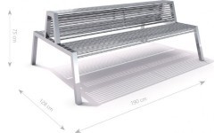 Plieninis suolas Inter-Play 30