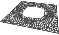 Medžio apsauginė grotelė Inter-Play 1C