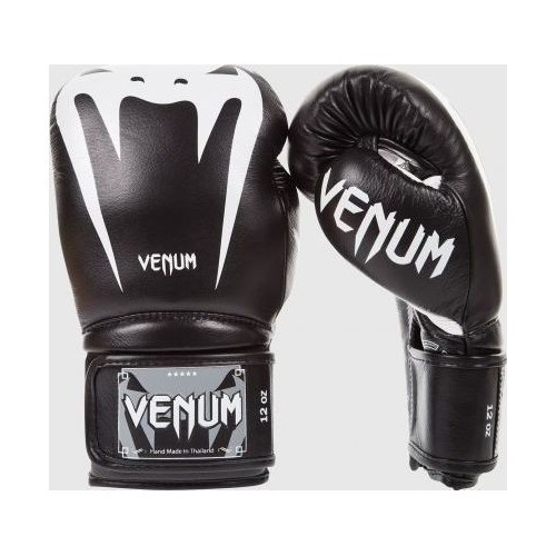 Боксерские перчатки Venum Giant 3.0 - кожа наппа - черный