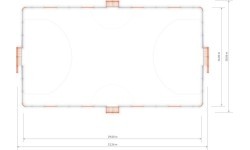 Futbolo aikštė Arena Inter-Play 5a (29x16 m)