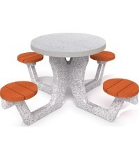 Concrete Picnic Table Inter-Play 03