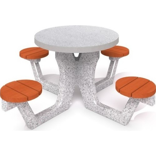 Concrete Picnic Table Inter-Play 03