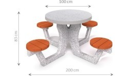 Concrete Picnic Table Inter-Play 03